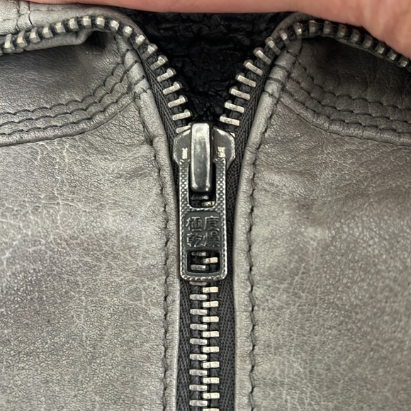 Superdry real leather bomber jacket size small - Picture 16 of 16